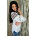 Embroidered blouse "Winter Morning"